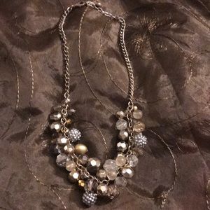 Beautiful Necklace with gold and crystal beads